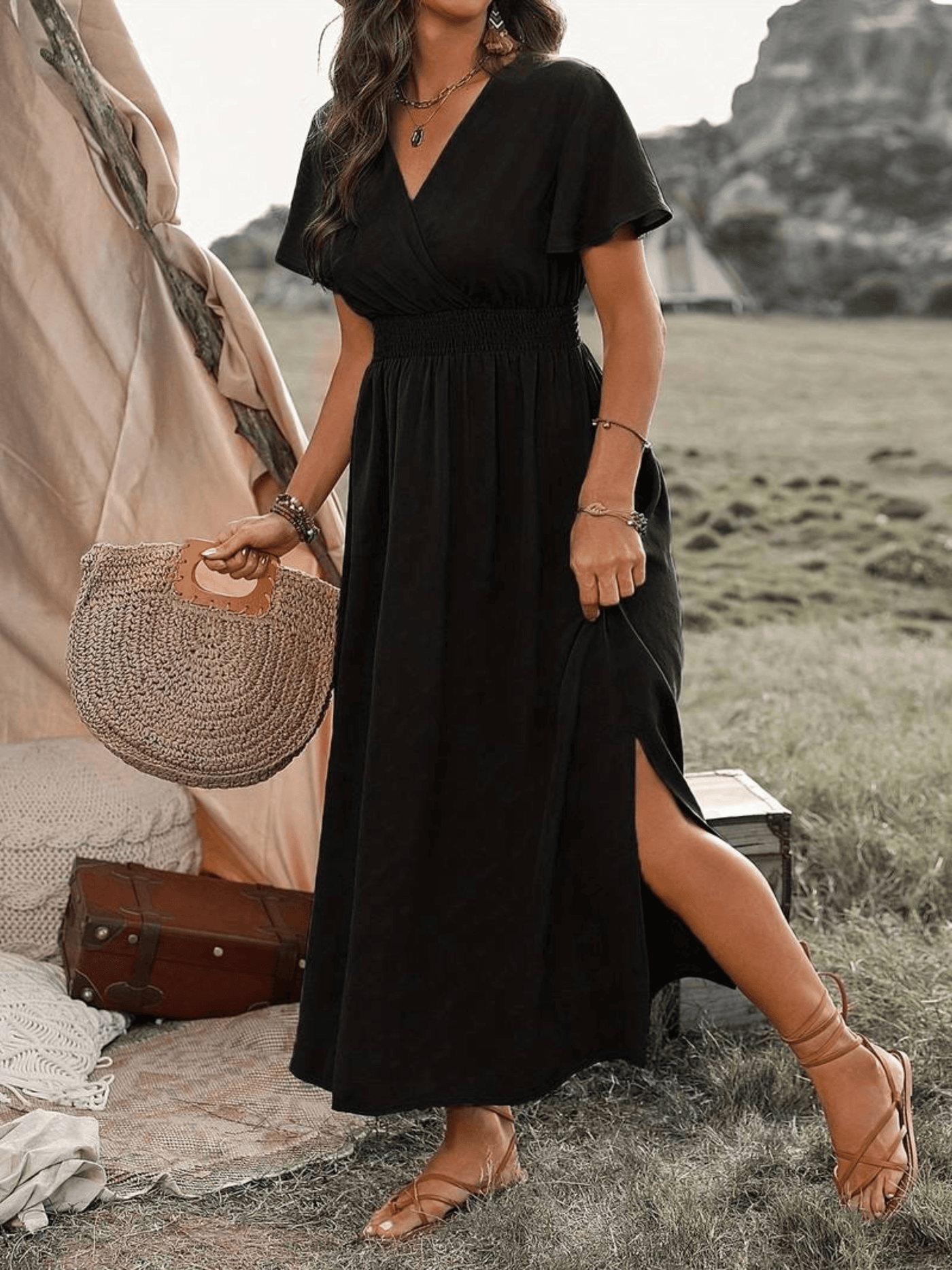 Eleanor | Plus Size Midi Dress