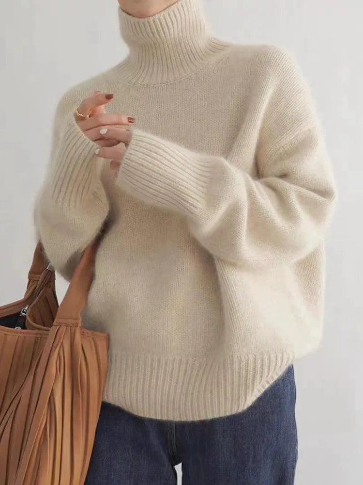 Avery | Cashmere turtleneck sweater