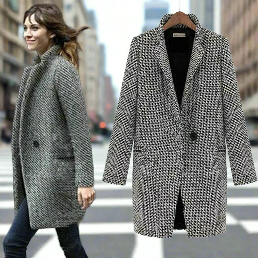 Ruby | Long jacket made of soft fabric