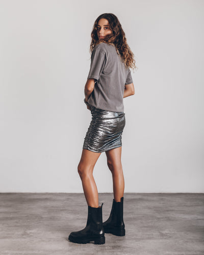 Alana | Stretchy Glitter Skirt