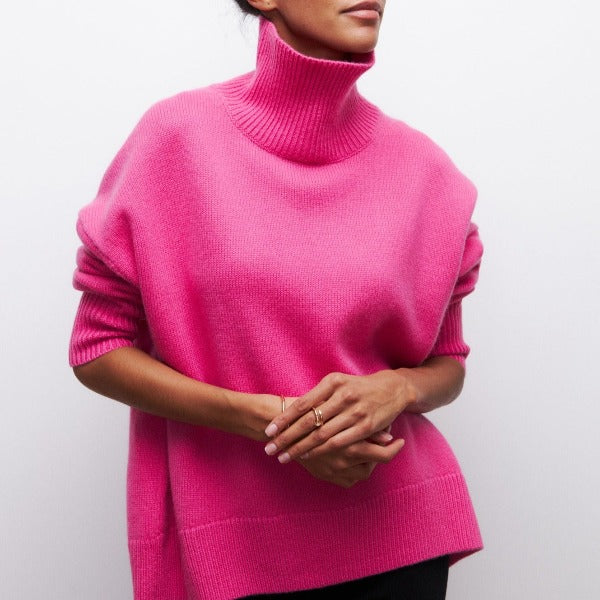 Valeria | Knitted turtleneck sweater