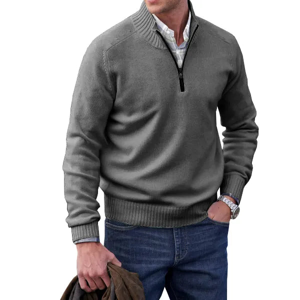 Romero | Cashmere zip-up sweater