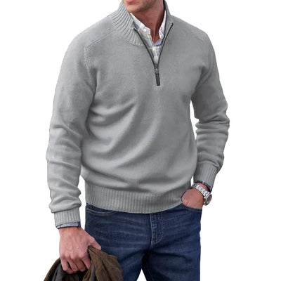 Romero | Cashmere zip-up sweater