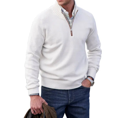 Romero | Cashmere zip-up sweater